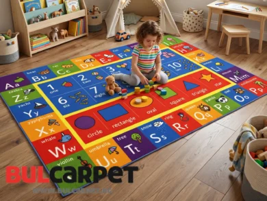 Детски килим Букви и цифри – учене чрез игра
