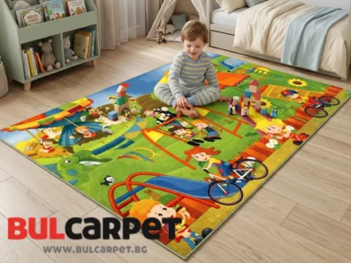 Детски килим Детски парк – игри и уют