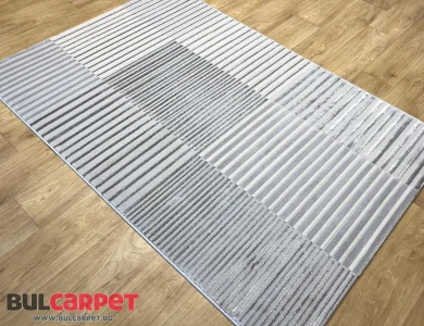 Килим Марбел 22/2681 сив – модерен мраморен дизайн